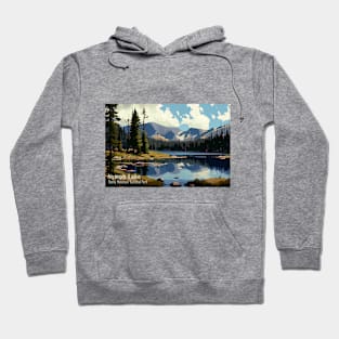 Rocky Mountain National Park Vintage Travel Poster Hoodie